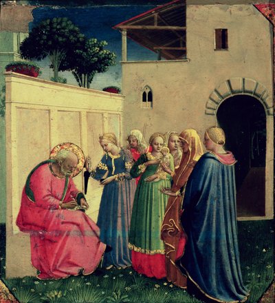 La Nascita di Giovanni Battista da Fra Angelico